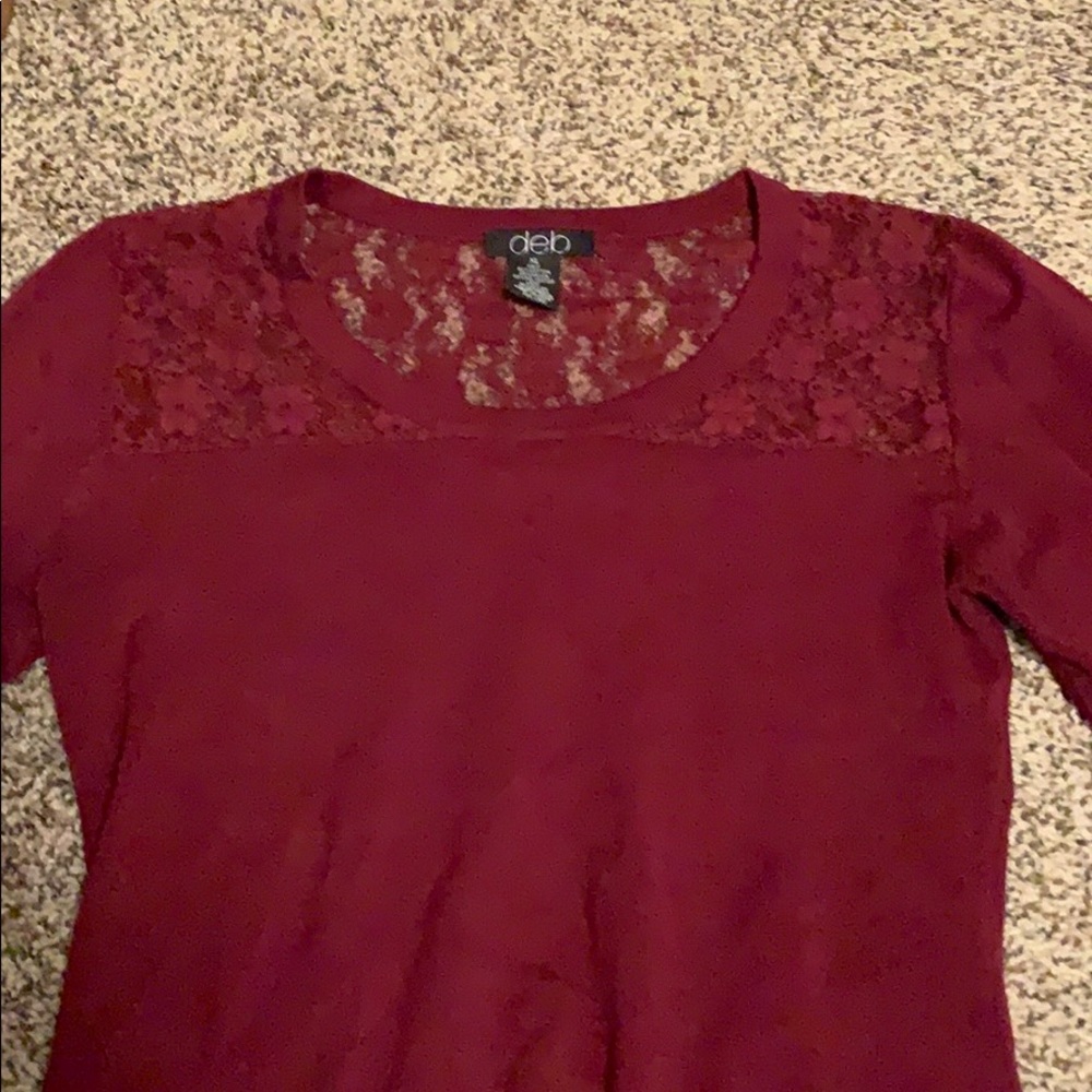 Maroon sweater size Xl
